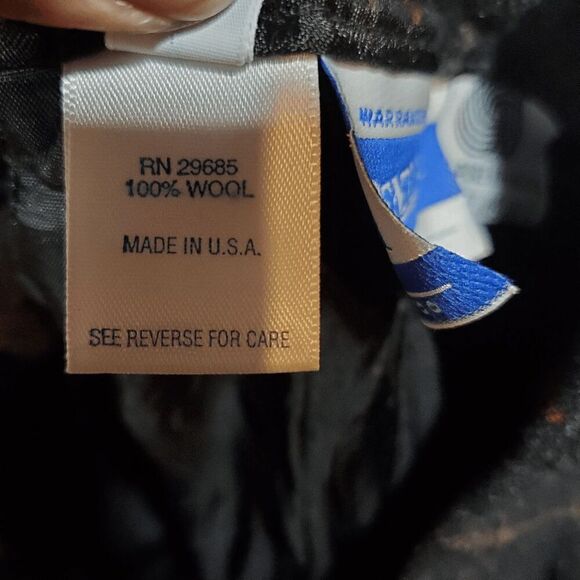 Pendleton Pants Womens 12 Black Plaid Dress Wool Classic Fit Flat Front Vintage - Picture 7 of 9